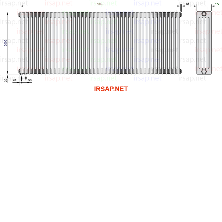 Радиатор IRSAP Tesi 52000/41 T18 CL 01